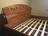 łóżko-lite drewno egzotyczne