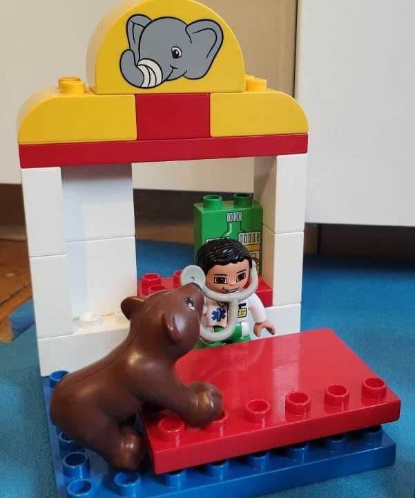Lego Duplo Szpital dla zwierząt  lecznica zebra weterynarz 6158
