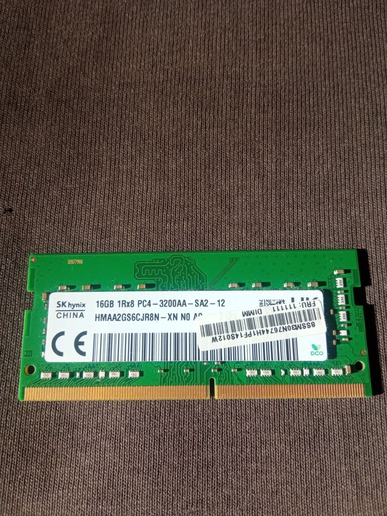 Оперативна пам'ять ноутбука 16Gb DDR4