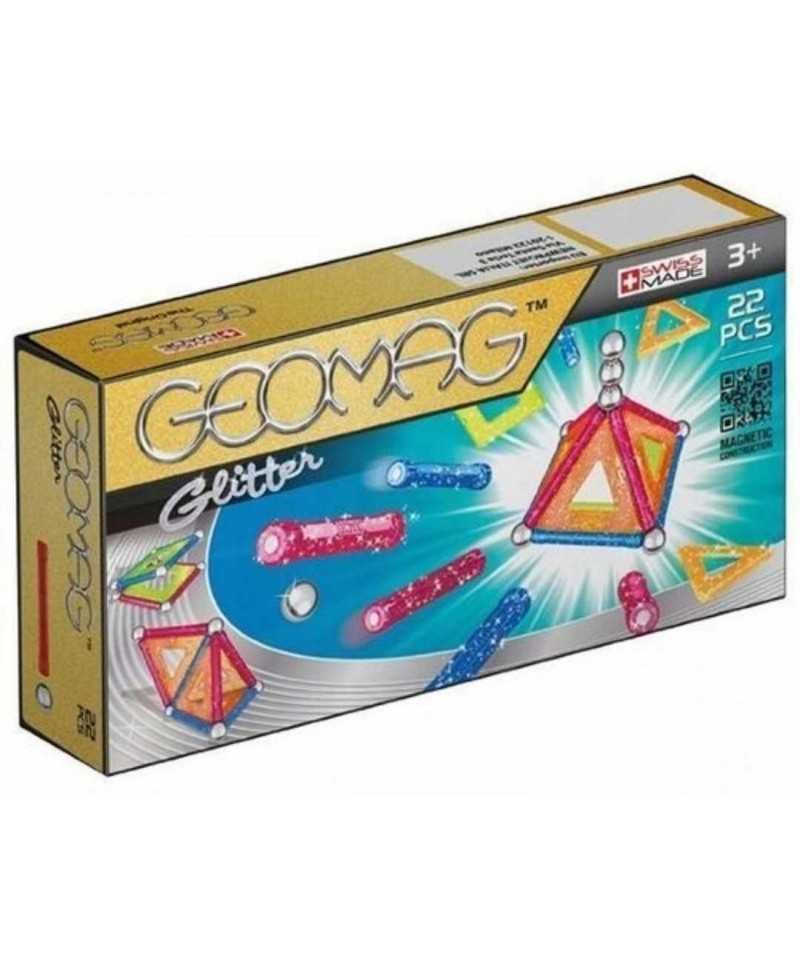 Klocki Magnetyczne Geomag GLITTER Panels 22 Elem