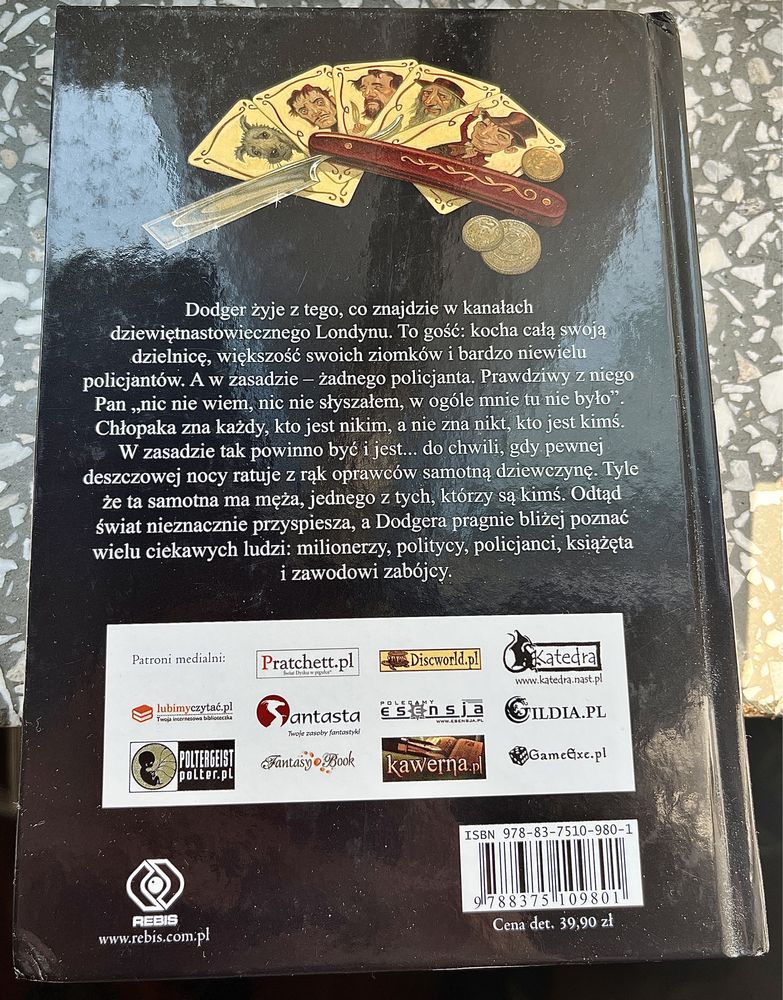 Książka „Spryciarz z Londynu” Terry Pratchet