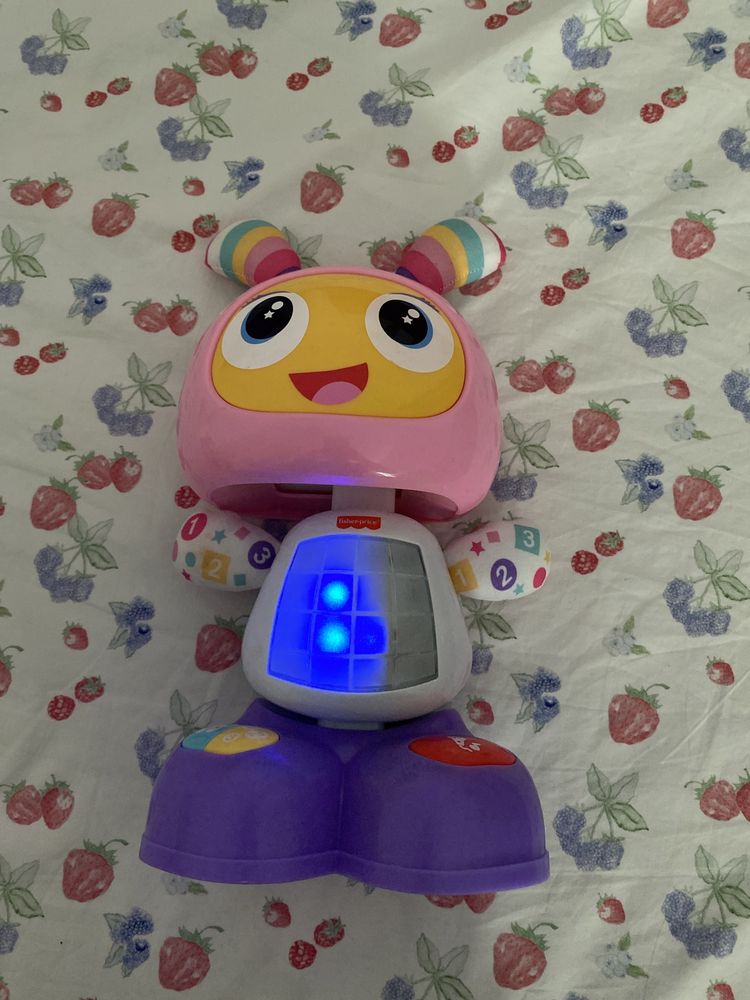 Fisher price robot Beatbo rosa e roxo