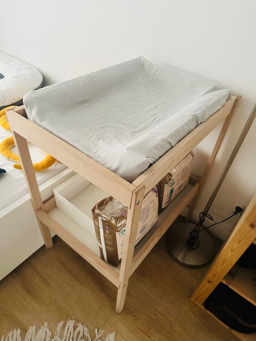 Przewijak Ikea Sniglar + nakładka + pokrowce w bardzo dobrym stanie