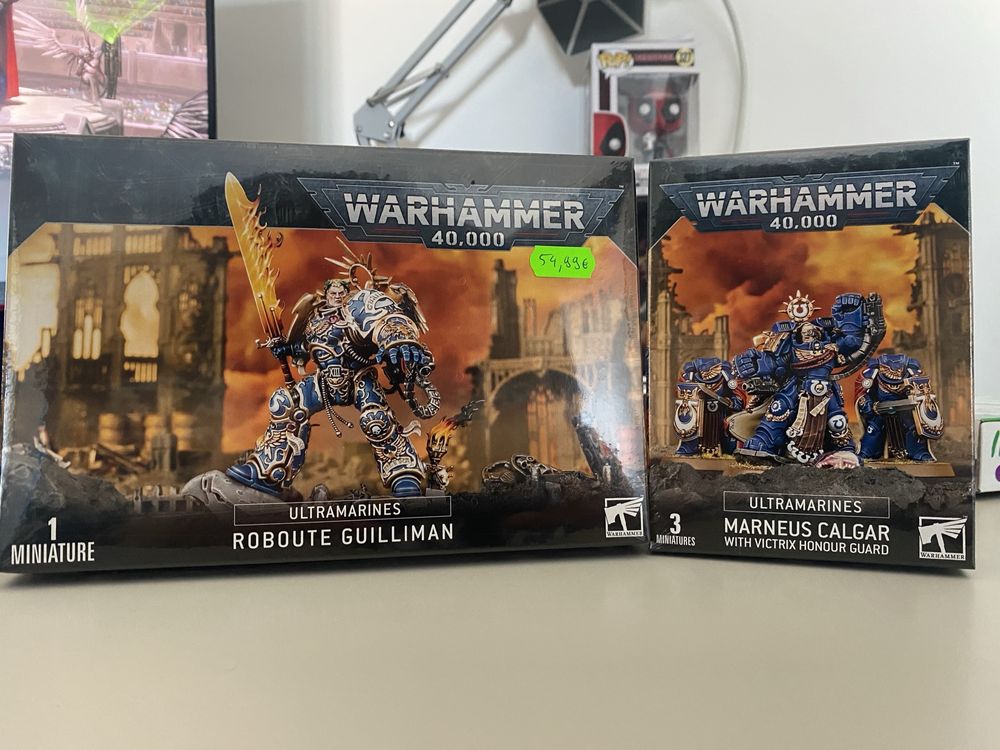 Warhammer 40K: Ultramarines Roboute Guilliman + Marneus Calgar