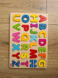 2 sztuki Goki puzzle układanka - alfabet literki i cyferki