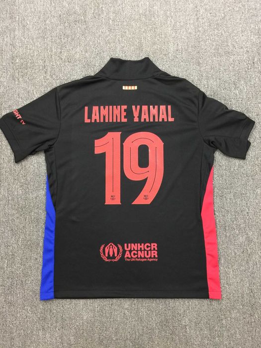 Nowe!!! Lamine Yamal #19 Koszulka FC Barcelona Wyjazdowa 24/25 R.S-3XL