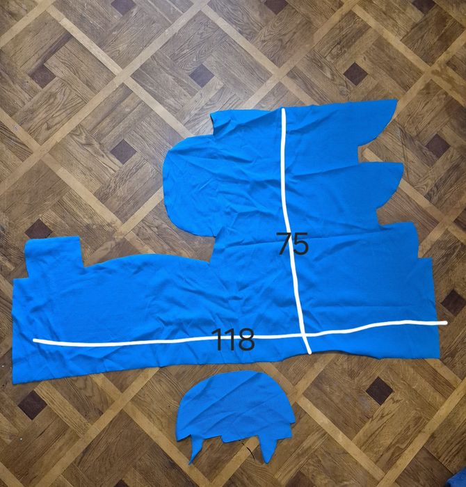 Кашкорсе ткань остаток