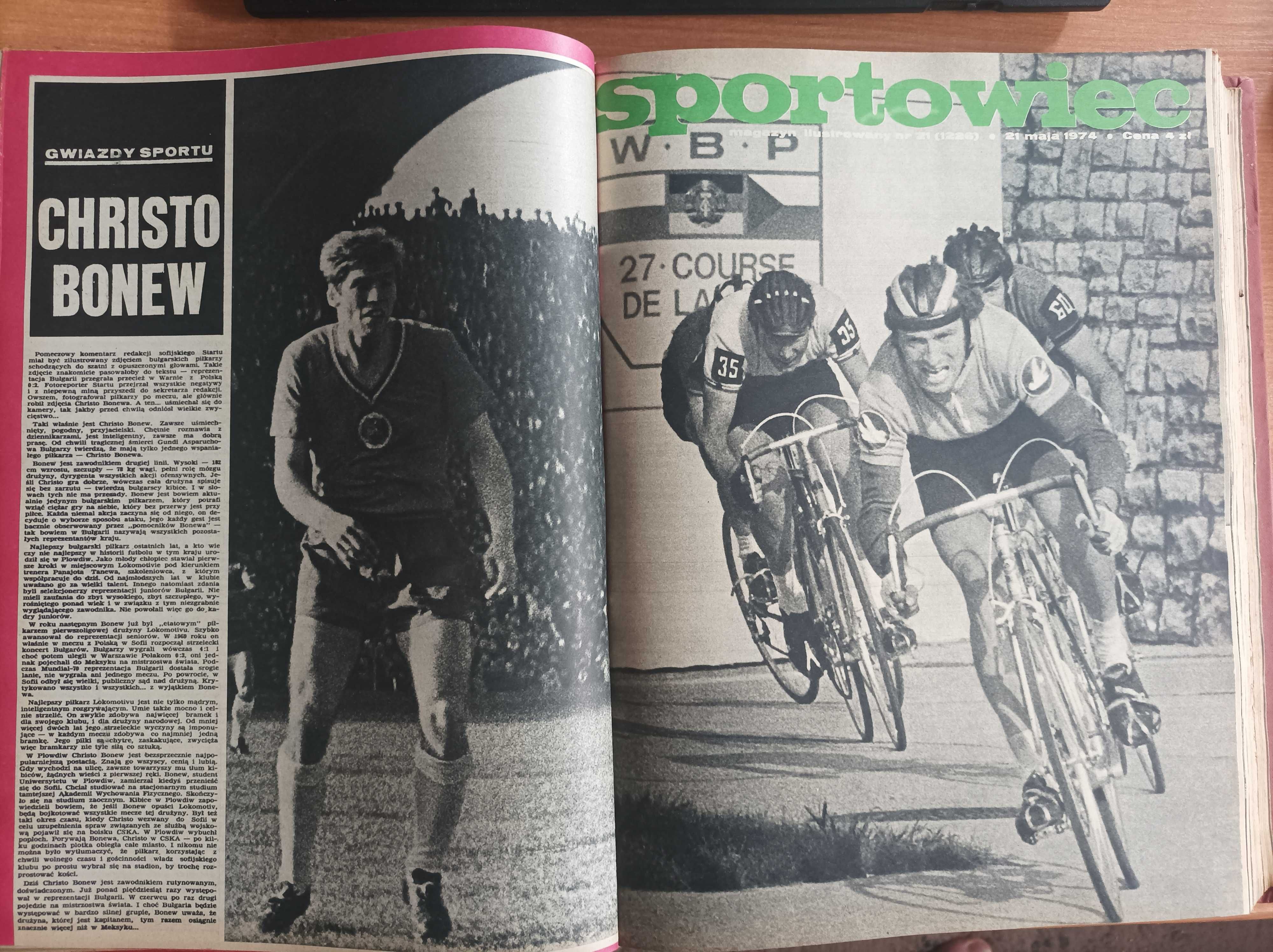 Tygodnik "Sportowiec" - rocznik 1974