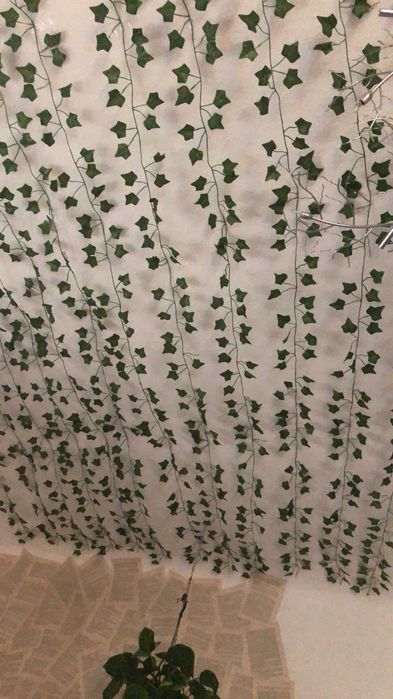 Sztuczny bluszcz 50 m na ścianę balkon taras dekoracja 50 metrów