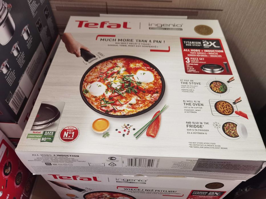 Набір сковорід Tefal Ingenio Emotion L897S374 новий