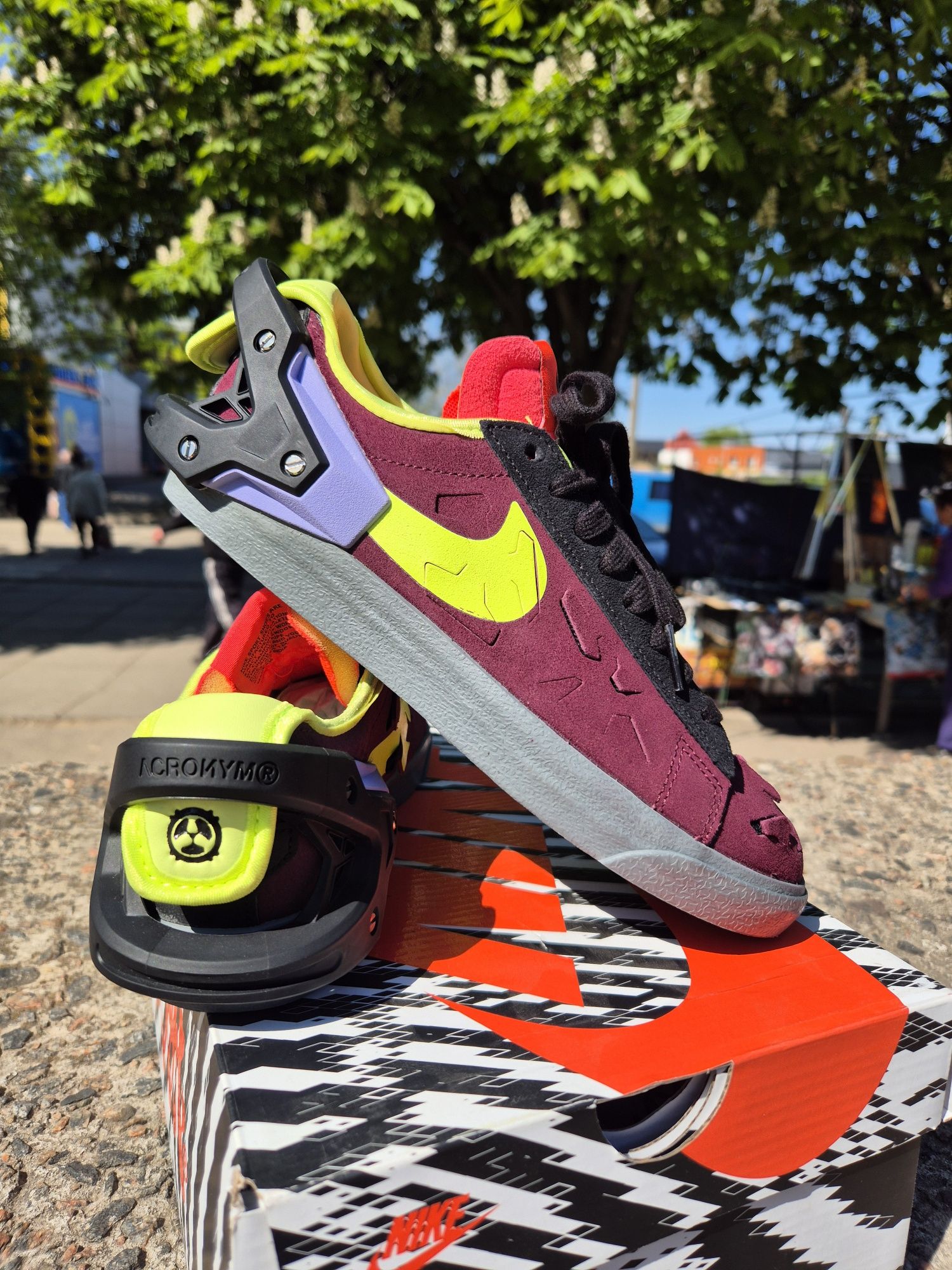 Кроссовки Nike blazer low/acrnm