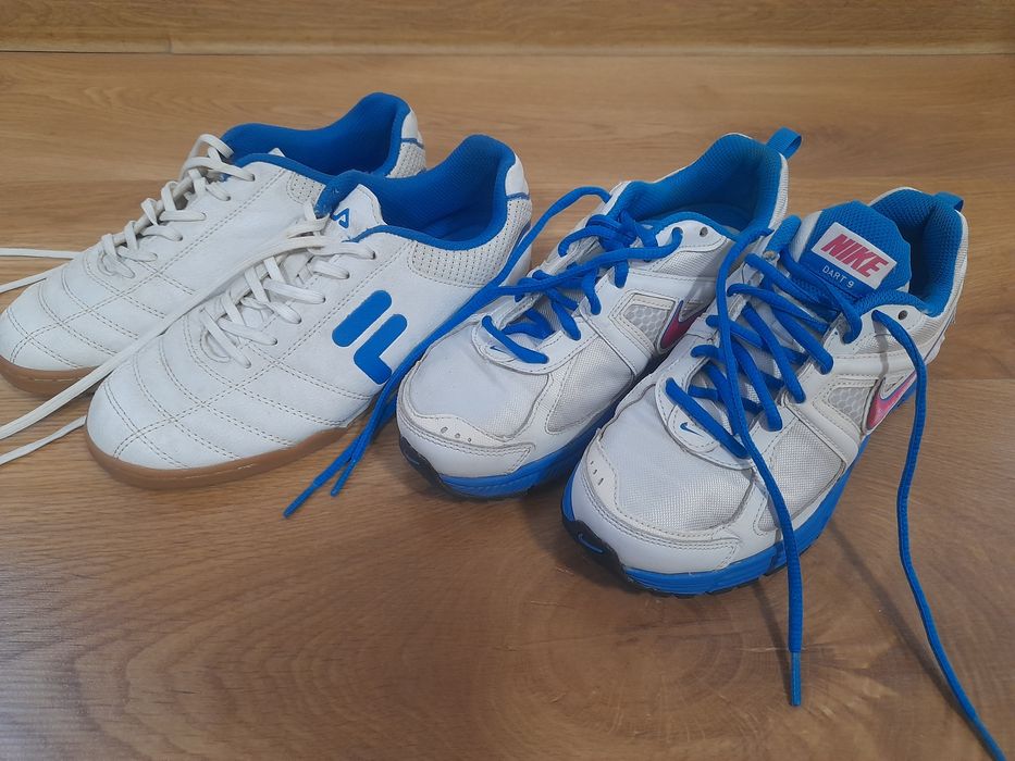 2 x Adidasy halowki Nike Puma 36/36,5 wkladka 23,5 cm