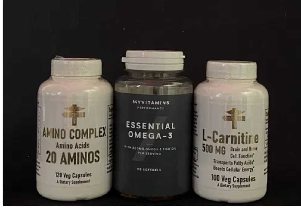 Набір для схуднення — L-карнітин + Амінокомплекс + Омега-3 | 2 місяці