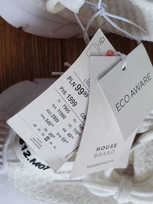 Sneakersy, buty sportowe, nowe, rozmiar 43, marki House