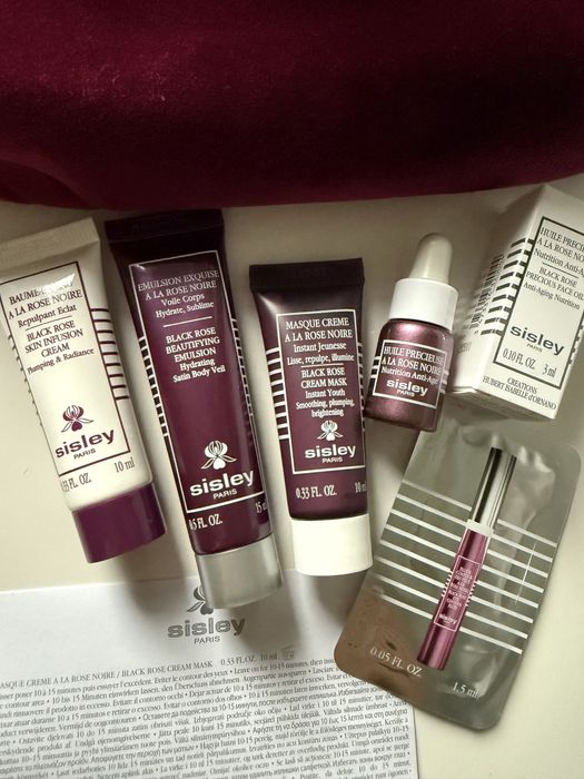 Набір мініатюр Sisley Black Rose з косметичкою