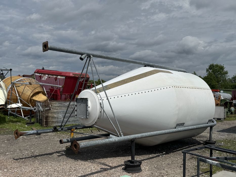 Silos 15 m3 tj. 10 TON ze żmijką lub bez - idealny do paszowozu