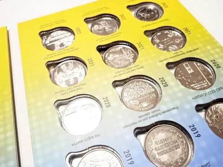 Повний набір з 23 монет у альбомі сер.«Збройні сили України»2018-2024»