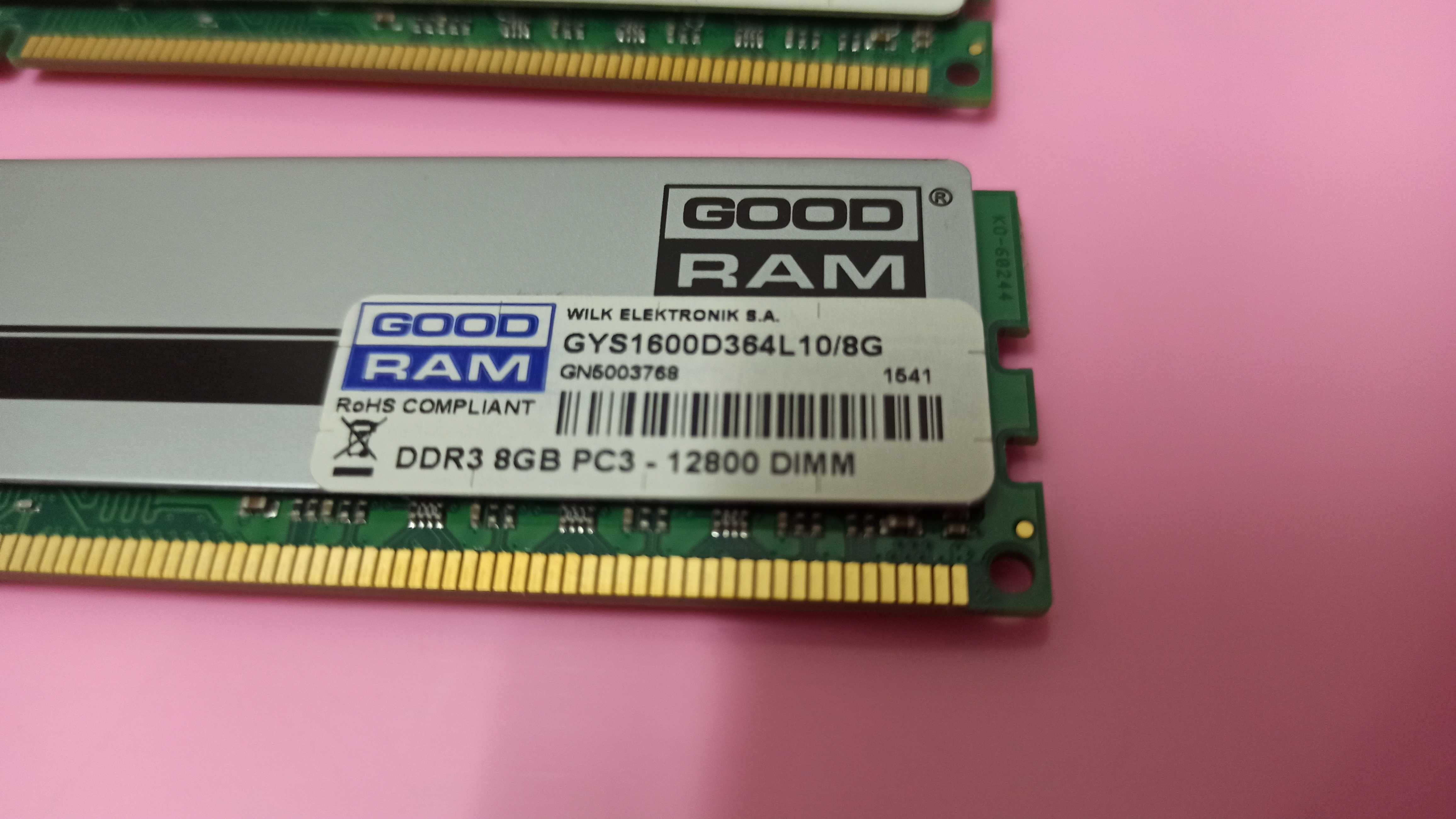 RAM Goodram GYS1600D364L10/8G 16GB - 2x(1x8GB) DDR3 CL10 1600MHz
