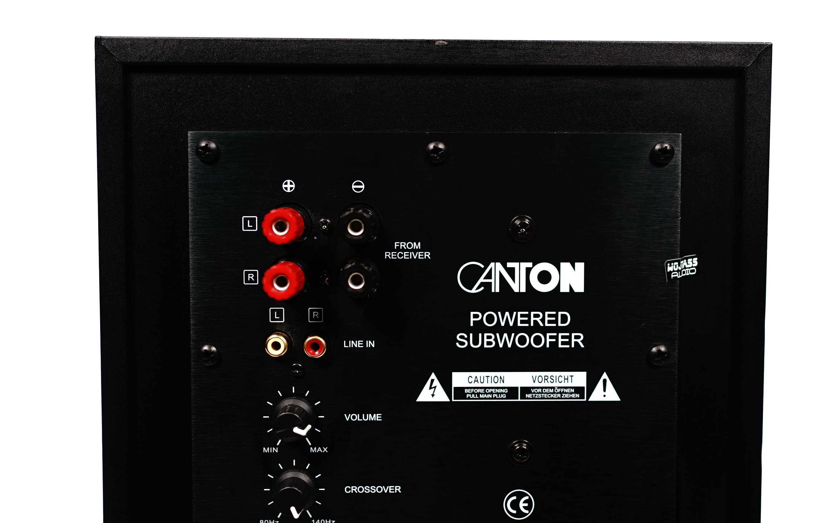 Subwoofer AKTYWNY Canton AS10 *Auto ON/OFF* Crossover * 100W