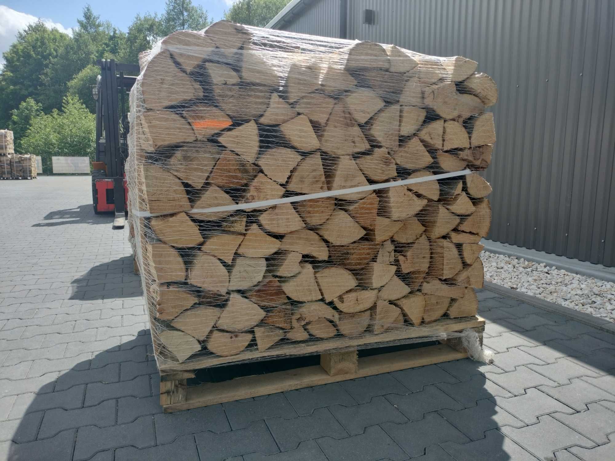 Drewno kominkowe opałowe drzewo Brzoza Buk Grab Akacja Dąb Olcha Sosna