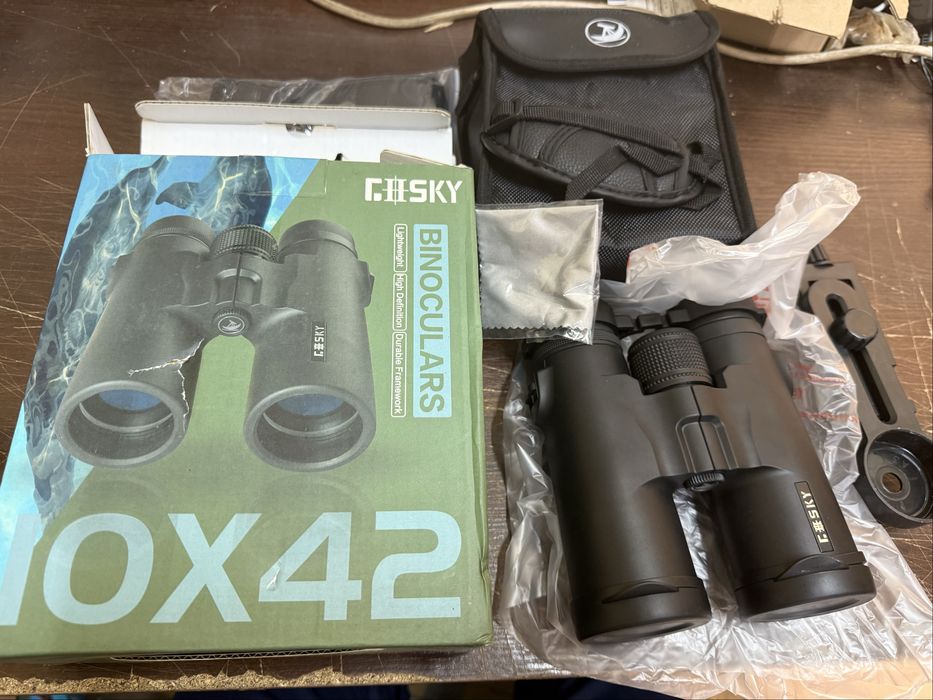 Gosky Lornetka z pryzmatem dachowym 10 x 42, HD, profesjonalna