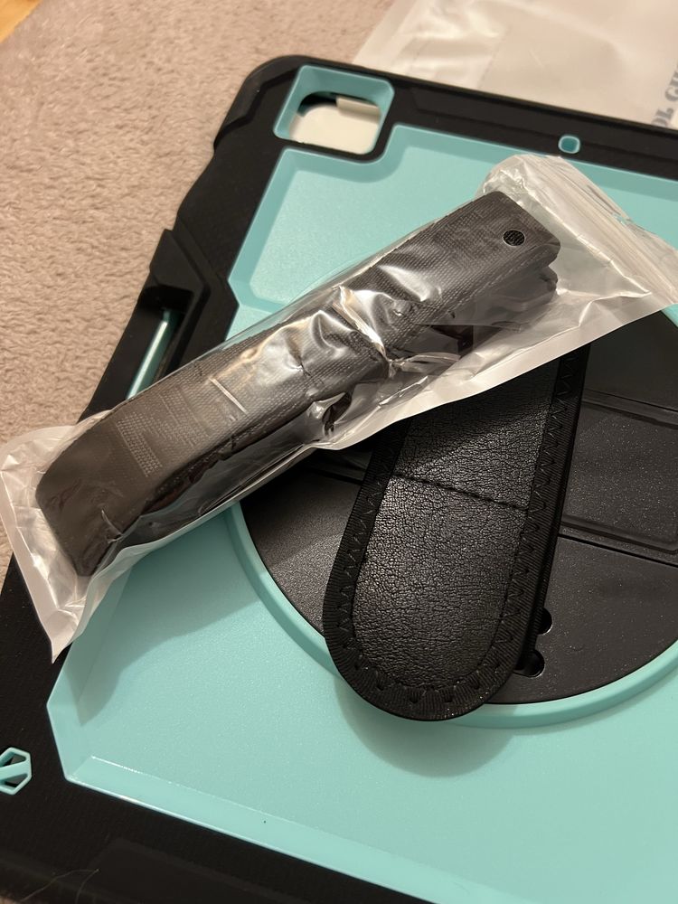 Etui pancerne iPad Pro 12,9 2021 pełne/ uchwyt na reke / stojak/ rysik