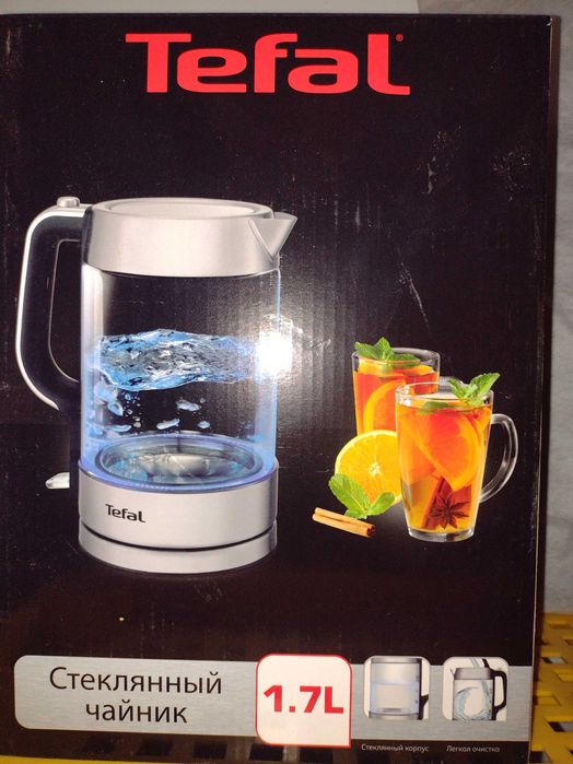 Czajnik elektryczny Tefal szklany 2200W 1,7 LITRA