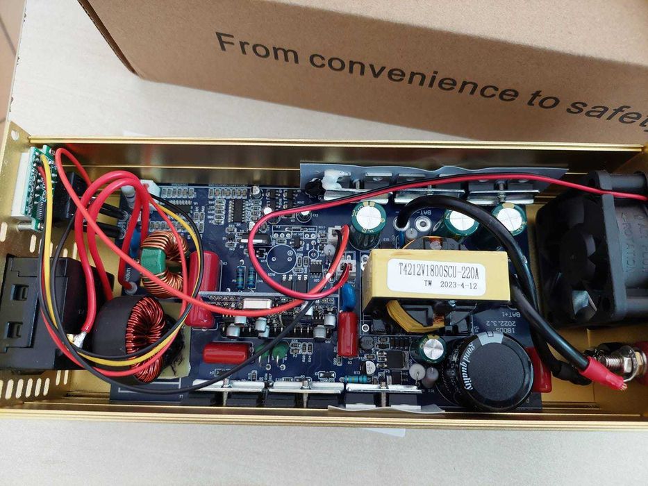 Інвертор Houli 24-220V 1600W чиста синусоїда перетворювач напруги