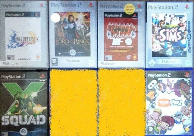 Лицензионные диски с играми PlayStation 2 PS2