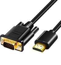 Kabel HDMI VGA pozłacany