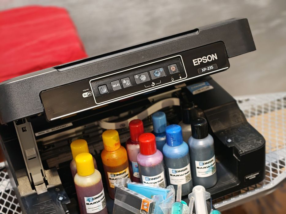 Drukarka Epson xp-235 skaner plus tusze do uzupelnienia