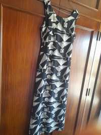 Vestido preto comprido