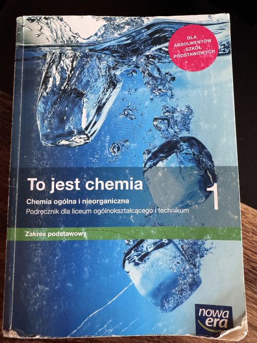 Podrecznik liceum, Chemia 1, Nowa Era, zakres podstawowy