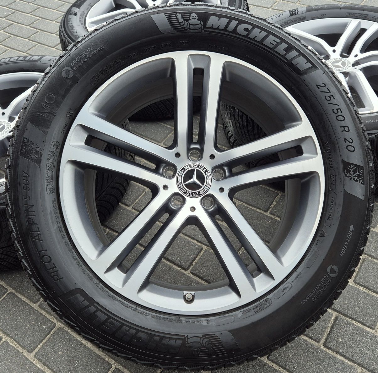 Koła Zimowe 20 Mercedes GLE GLE AMG 275/50/20 Michelin Oryginalne