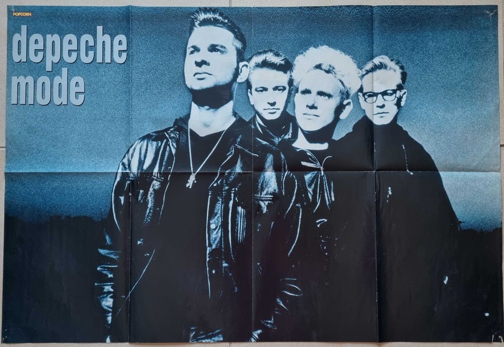 Dwa plakaty Depeche Mode - Popcorn, lata 90.