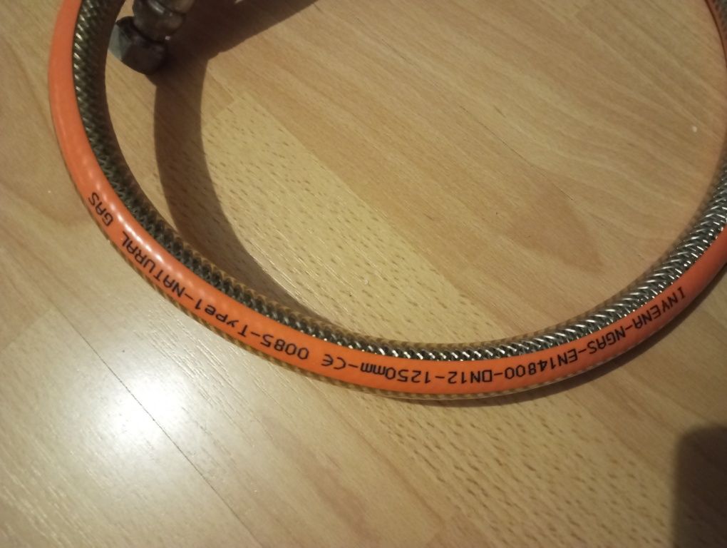 Wąż elastyczny do gazu ziemnego, 125 cm,  kuchenki gazowej