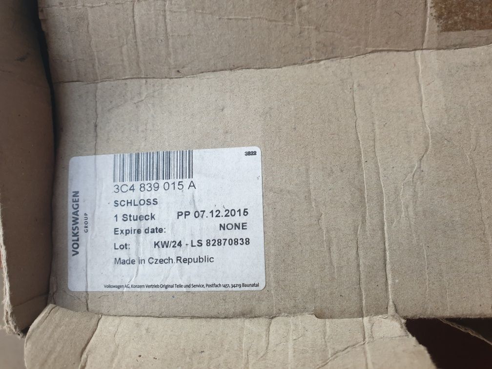 Zamek vw passat b6
