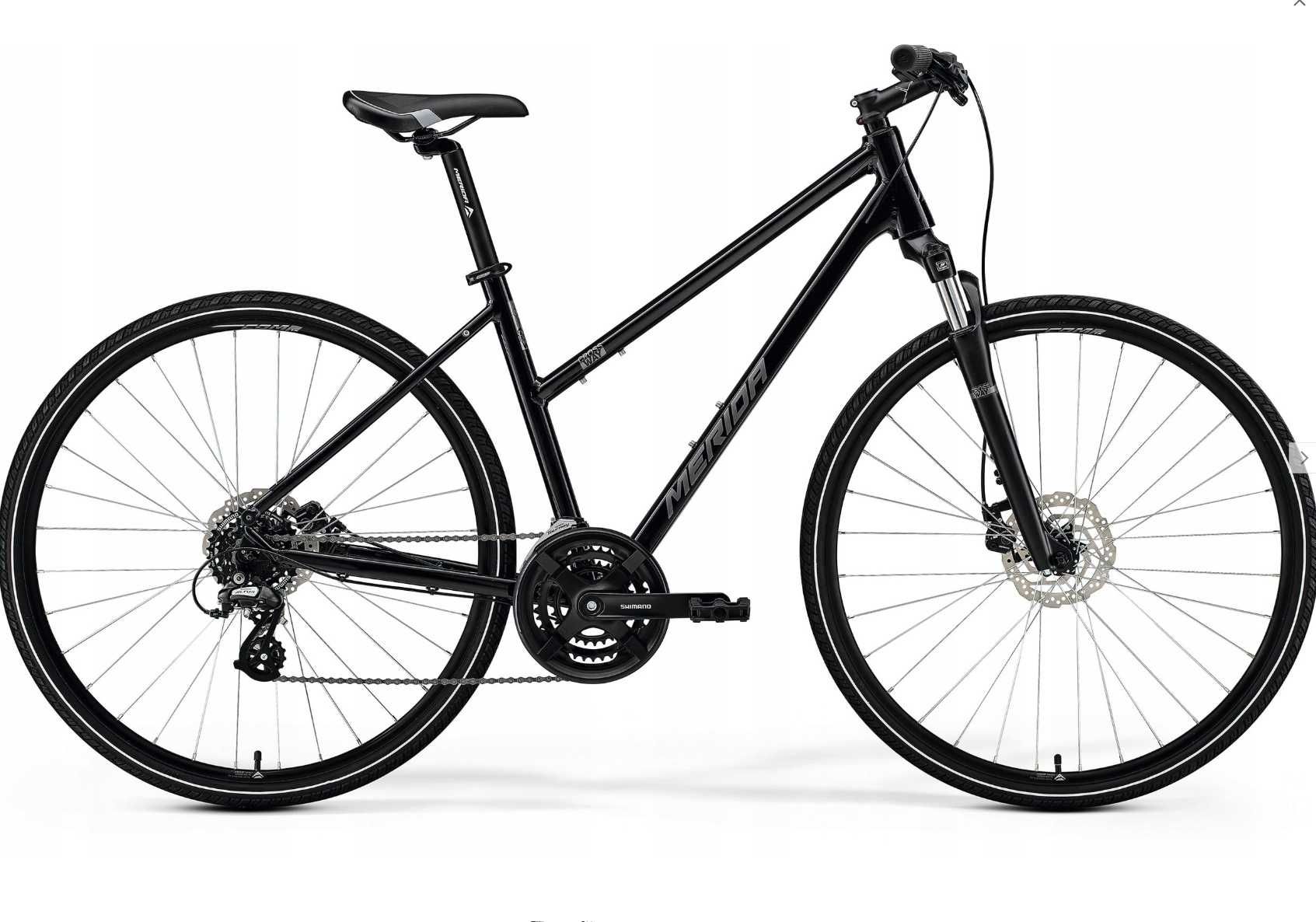 Rower MERIDA CROSSWAY 10 LADY S(47) black(silver)