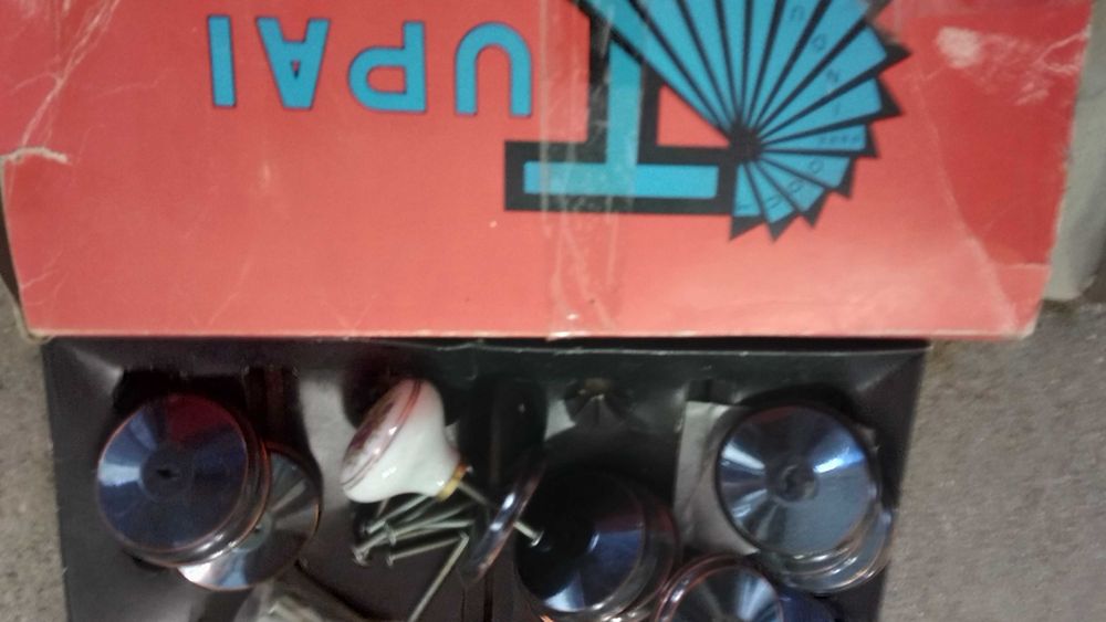 Puxadores de porta TUPAI únicos, em porcelana com flores