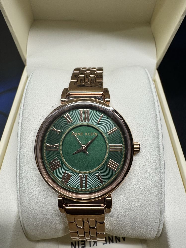 Новий годинник зі США ANNE KLEIN AK/2158 з зеленим циферблатом