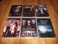 Saga Zmierzch Twilight 1-5  Pattinson Stewart Zaćmienie Świtem Forks