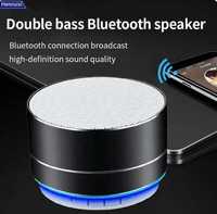 RGB Блютуз колонка A10 Wireless Bluetooth Speaker Small Steel. Нові
