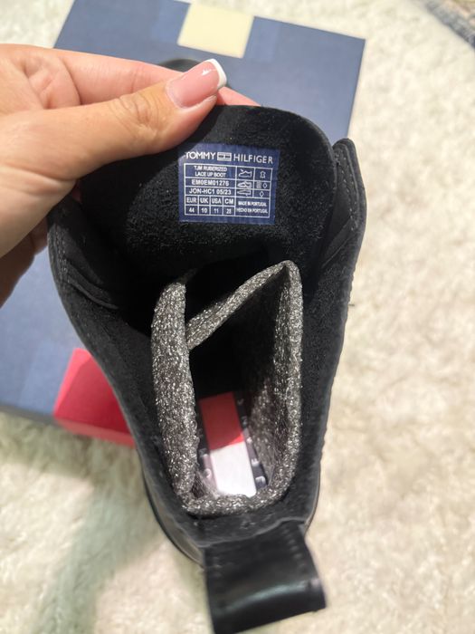 Шкіряні черевики чоловічі Tommy jeans під мартенси 44 розмір