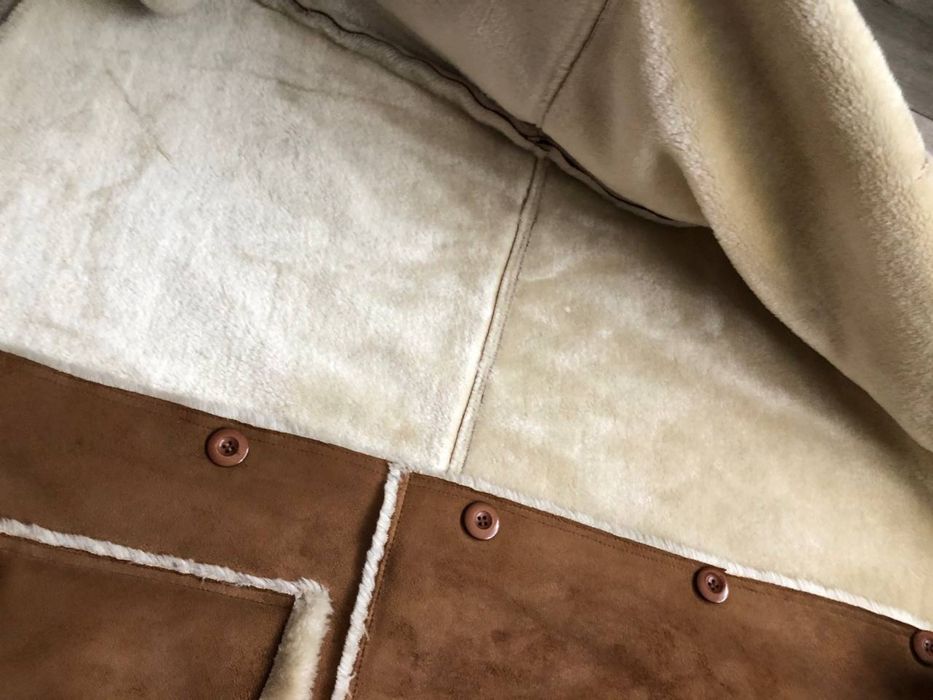 Женская удлиненная Дублёнка с капюшоном ML