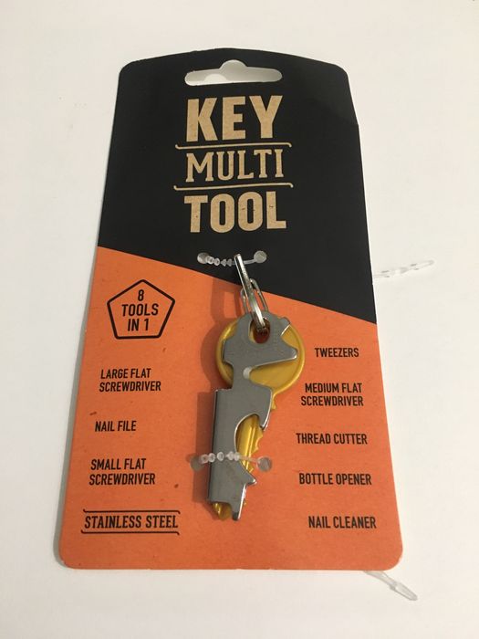 Key Multi Tool 8 in 1 - brelok narzędzie wielofunkcyjne