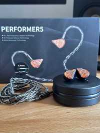 Słuchawki IEM AFUL Performer5 1DD + 4BA balans 4.4mm