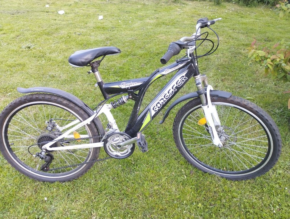 Rower dziecięcy, górski, MTB, amortyzowana rama, 15" FORESTER 24