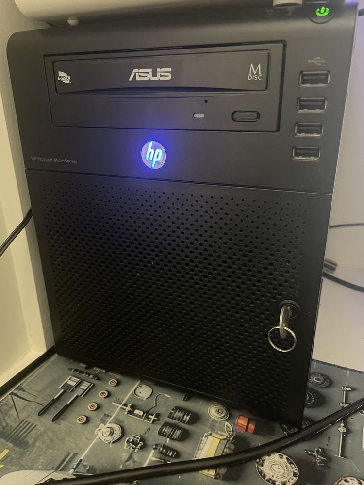 HP Proliant Microserver Gen7 c/ 16Gb, 1Tb SSD + GTX 750Ti + WiFi 6E