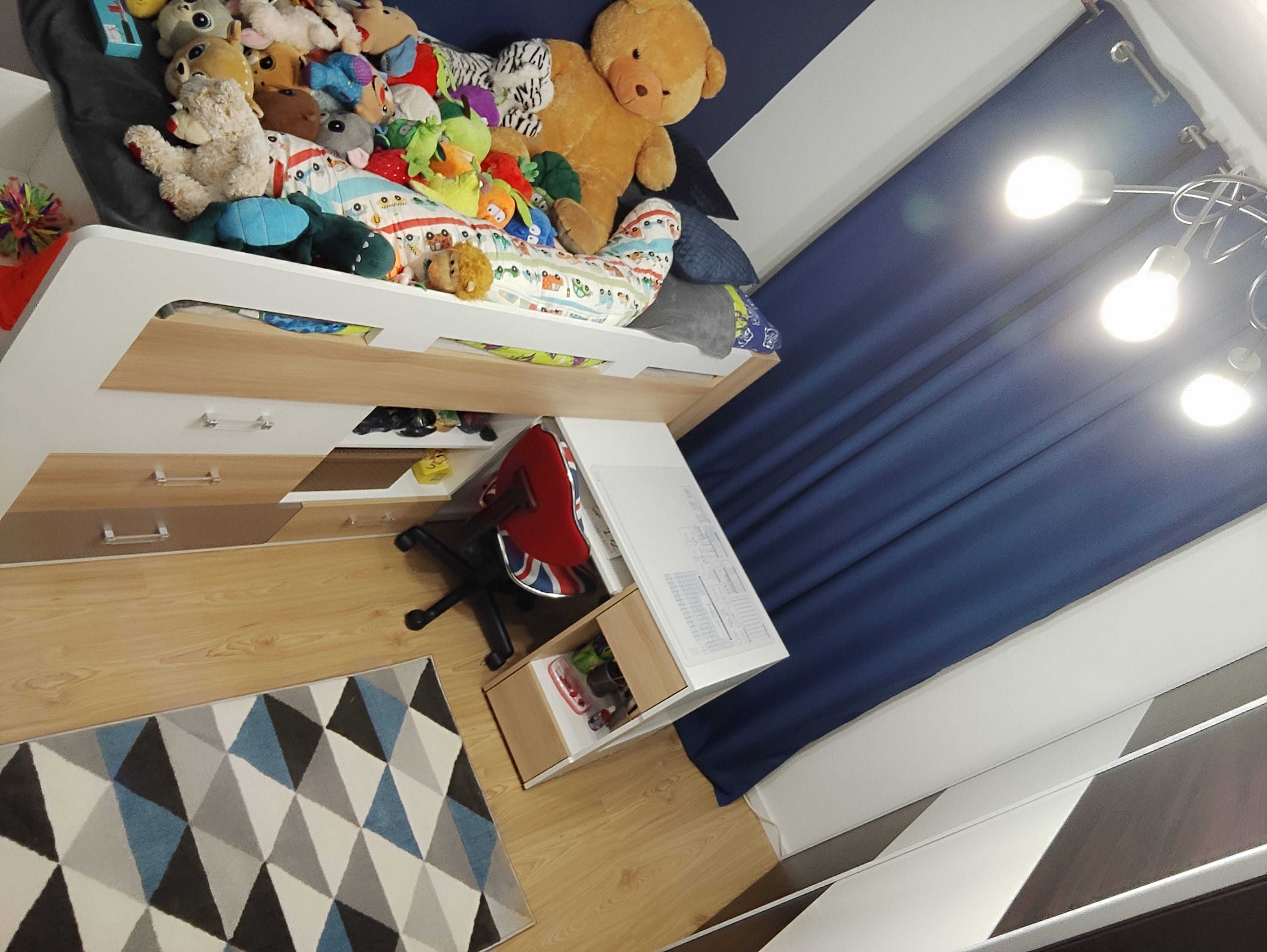 Łóżko 90x200 z biurkiem