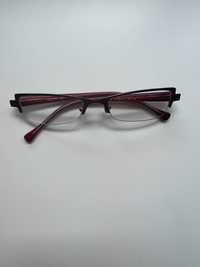 Oprawki do okularów metaliczna czerwień